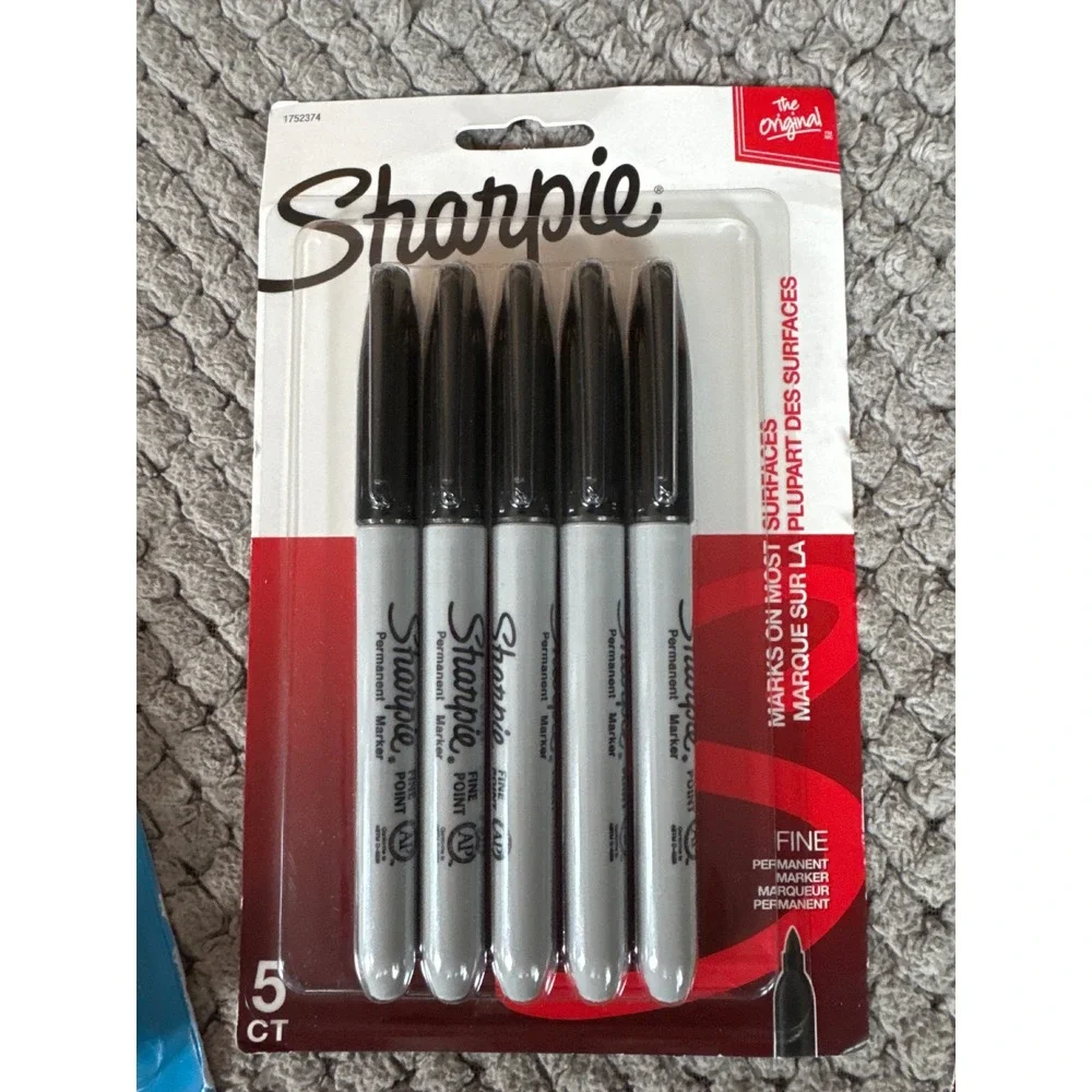 Sharpie Permanent Markers Expo Dry Erase and Pen+Gear Highlighter Bundle 5 Pack
